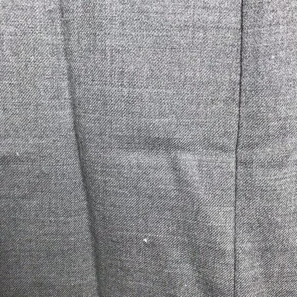 Eileen Fisher Wool Wide Leg Wrap Pant Mid Rise Crop Charcoal Gray PP FLAW - Picture 15 of 15